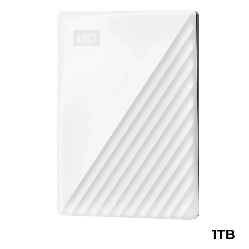 WD My Passport Portable External HDD (White) (1TB, 2TB)