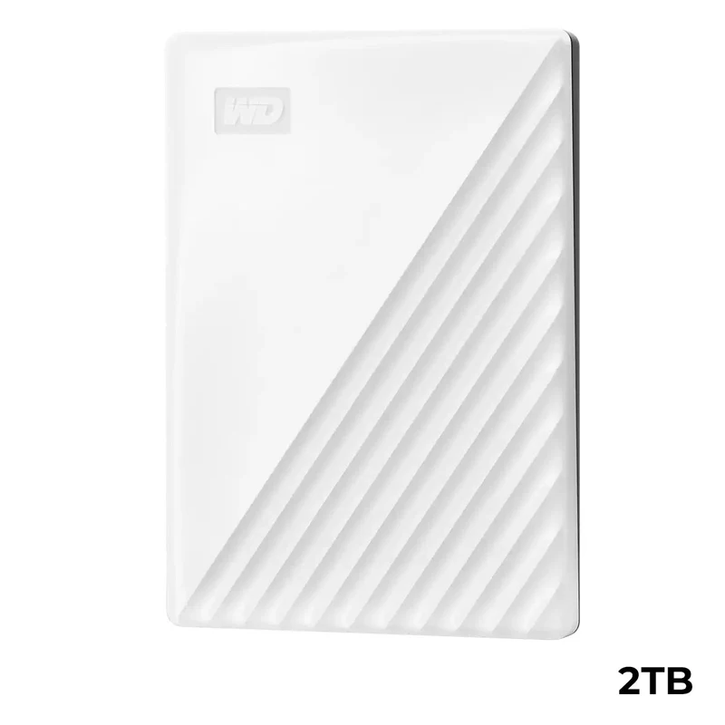 WD My Passport Portable External HDD (White) (1TB, 2TB)