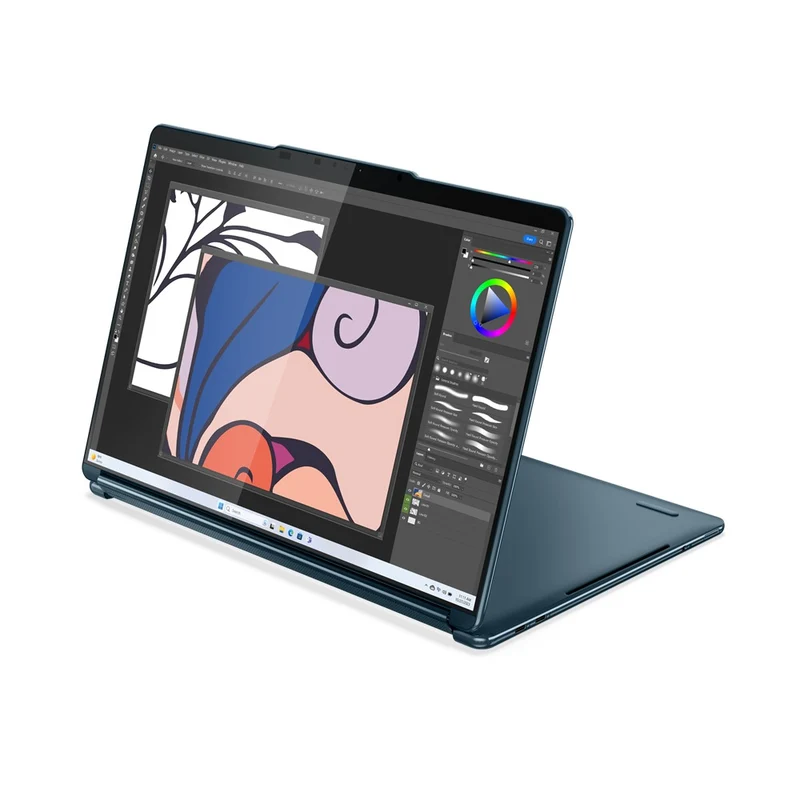 Lenovo Yoga Book 9 13IMU9 83FF0009PH Laptop (Tidal Teal)|2X 13.3" 2.8K (2880x1800) OLED|Intel Ultra 7-155U|32GB RAM|1TB SSD|Integrated Intel Graphics|Win11 Home|MS Office 2021|Lenovo Digital Pen 3|Yoga Sleeve|Lenovo 600 Bluetooth Silent Mouse|Folio Stand