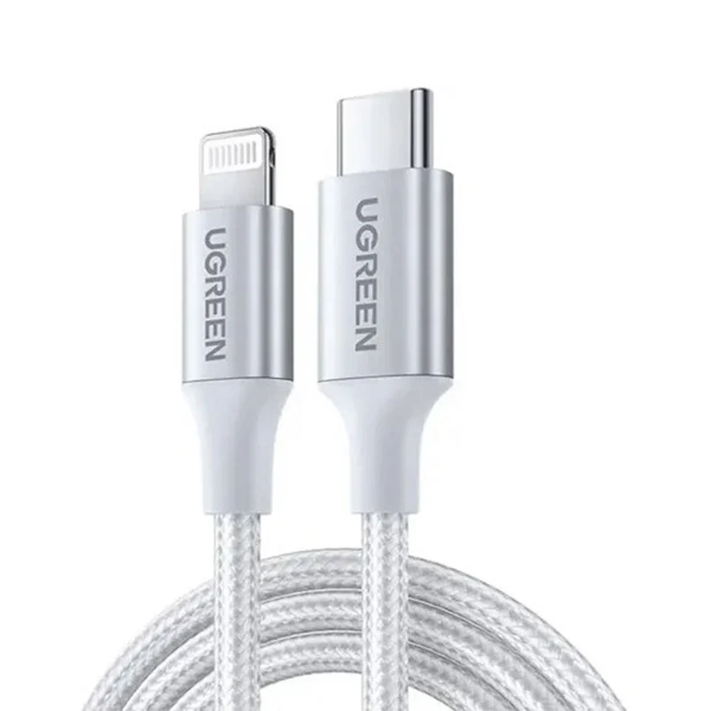 Ugreen Lightning To Type-C 2.0 Male Cable - 2M (Silver) (US304/70525)