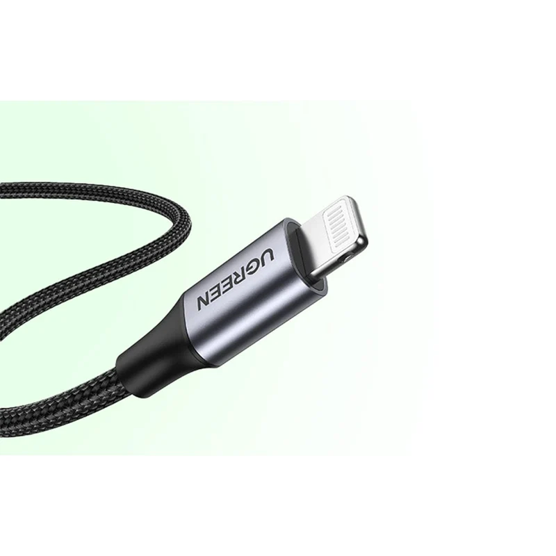 Ugreen Lightning To Type-C 2.0 Male Cable - 2M (Grey) (US304/60761)