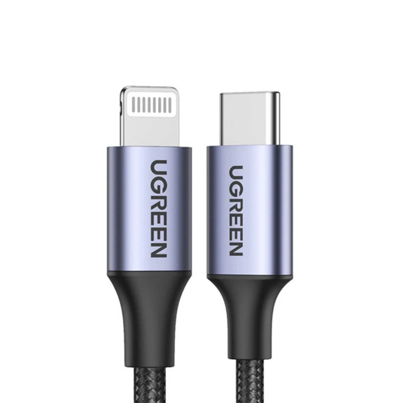Ugreen Lightning To Type-C 2.0 Male Cable - 1.5M (Black) (US304/60760)
