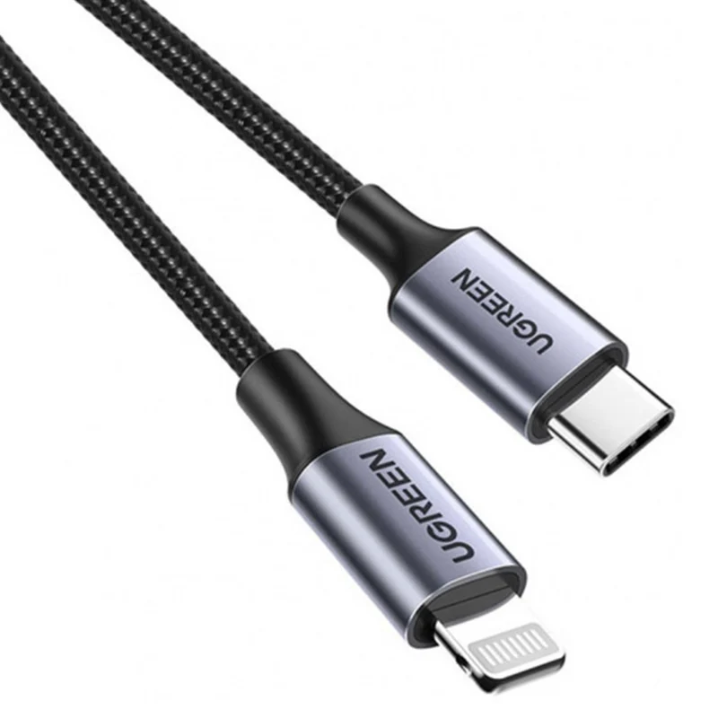 Ugreen Lightning To Type-C 2.0 Male Cable - 1.5M (Black) (US304/60760)