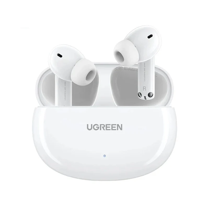 UGreen Hitune T6 Active Noise-Cancelling Earbuds (White) (WS200/15158)