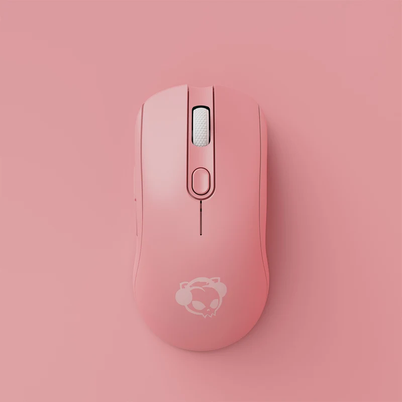 Akko AG325W Dual-Mode Wireless Mouse (Black, White, Pink)
