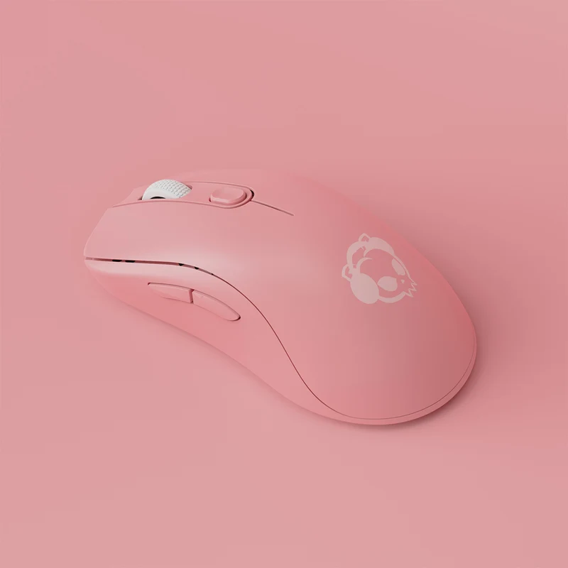 Akko AG325W Dual-Mode Wireless Mouse (Black, White, Pink)