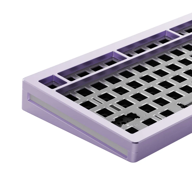 MonsGeek M2 QMK Aluminium Case Mechanical Keyboard Hot-Swappable Gasket DIY Kit (Purple)