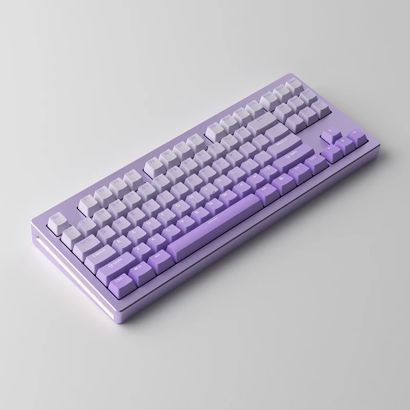 Monsgeek M3W Multi-Modes Aluminum Case Hot-Swappable Mechanical Keyboard Gasket Mount (Purple, Black, Silver)
