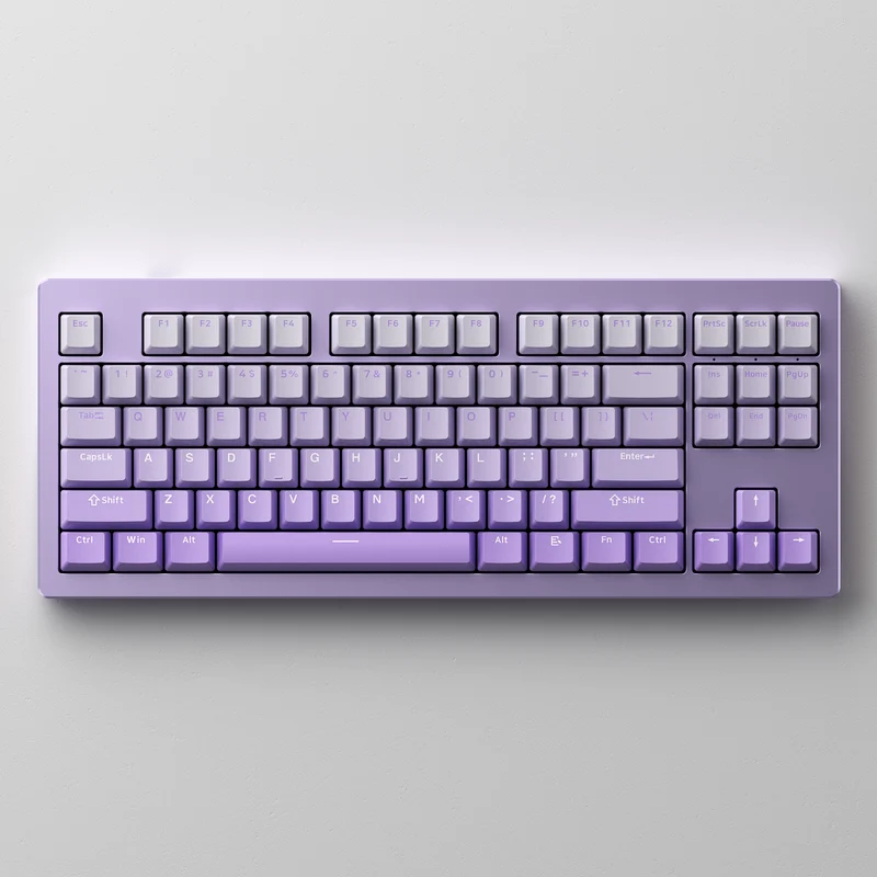 Monsgeek M3W Multi-Modes Aluminum Case Hot-Swappable Mechanical Keyboard Gasket Mount (Purple, Black, Silver)
