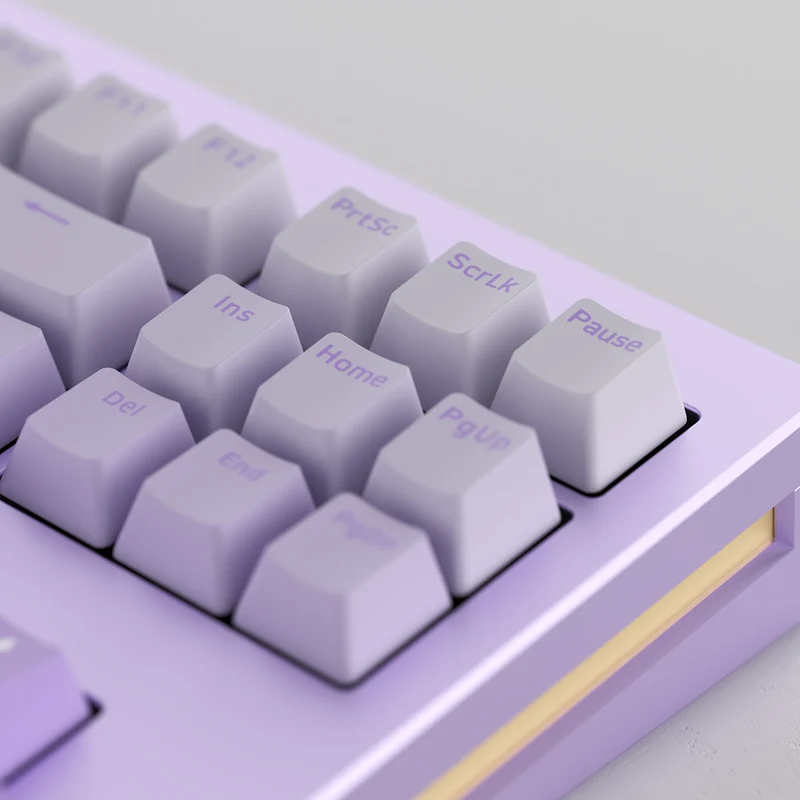Monsgeek M3W Multi-Modes Aluminum Case Hot-Swappable Mechanical Keyboard Gasket Mount (Purple, Black, Silver)