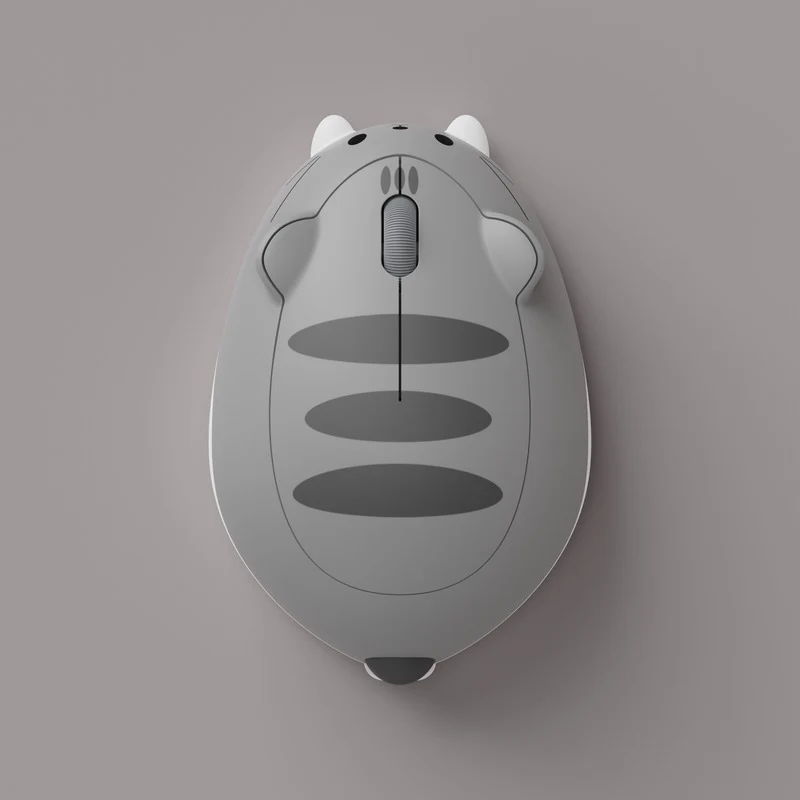Akko Cat Theme Mouse (Grey Mimo, Pink Angie, Orange Kate)