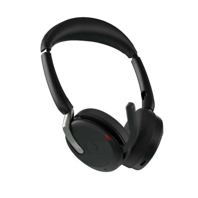 Jabra Evolve2 65 Flex LINK380A MS Stereo ANC Wireless Foldable Headset (Black)