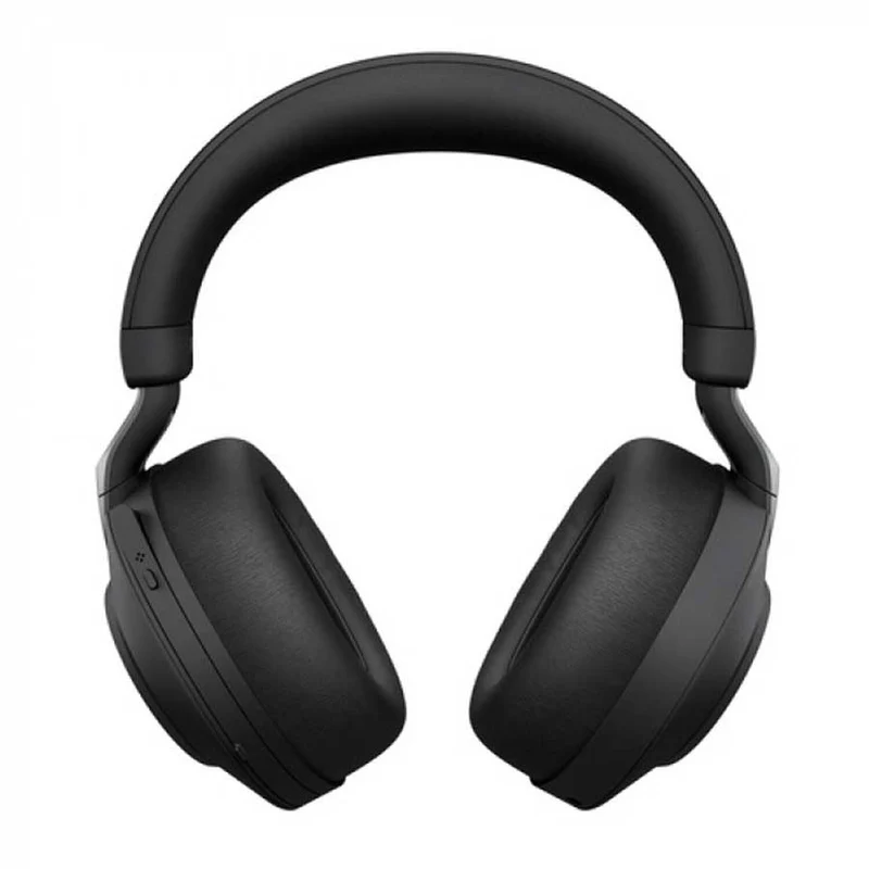 Jabra Evolve2 85 LINK380A MS Stereo Noise-Canceling Wireless Headset (Black) (With Charging Stand, Without Charging Stand)