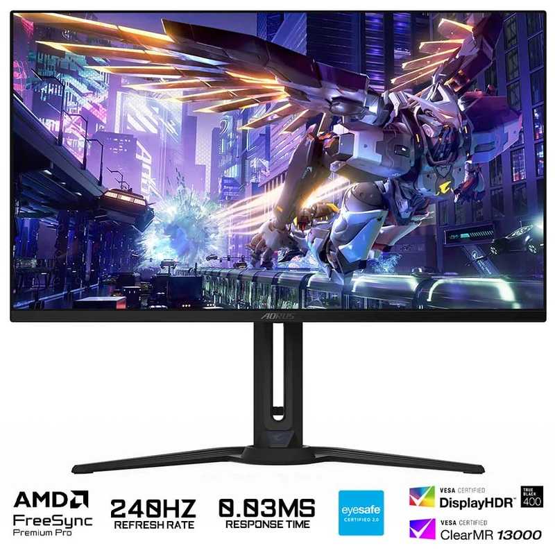Gigabyte Aorus FO32U2P 31.5" UHD (3840x2160) OLED 240Hz 0.03MS (GTG) Tactical Gaming Monitor