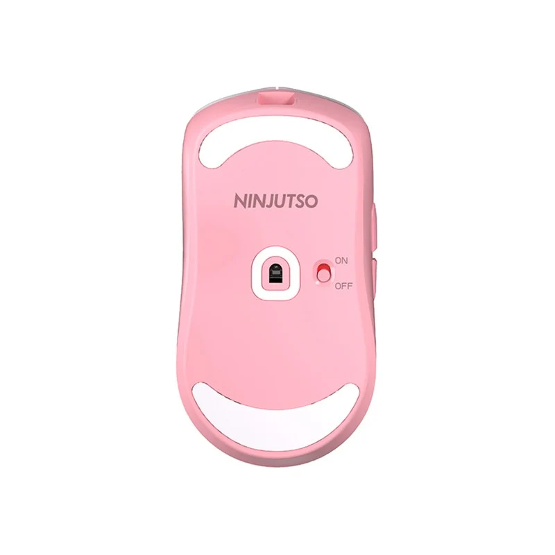 Ninjutso Sora V2 Wireless Gaming Mouse (Pink, Black, White)