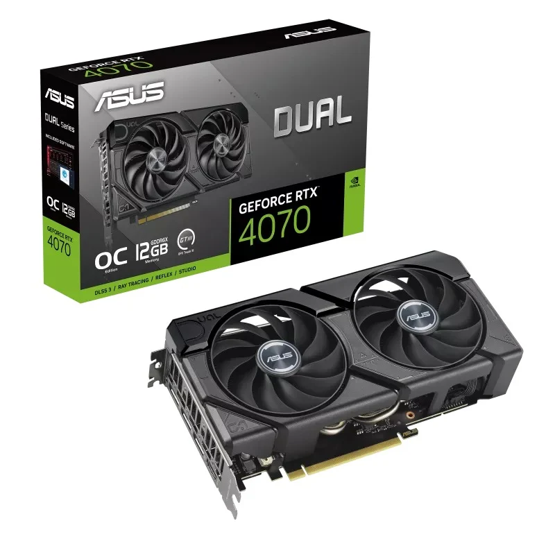Asus Dual GeForce RTX 4070 EVO OC 12GB GDDR6X Graphics Card