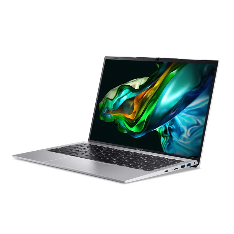 Acer Aspire Lite AL14-51M-57H1 Laptop (Pure Silver) | 14" WUXGA (1920x1200) IPS | i5-1235U | 8GB RAM | 512GB SSD | Intel UHD Graphics | Windows 11 Home | MS Office Home & Student 2021 | Acer Entry Run Rate Backpack E-1620-P