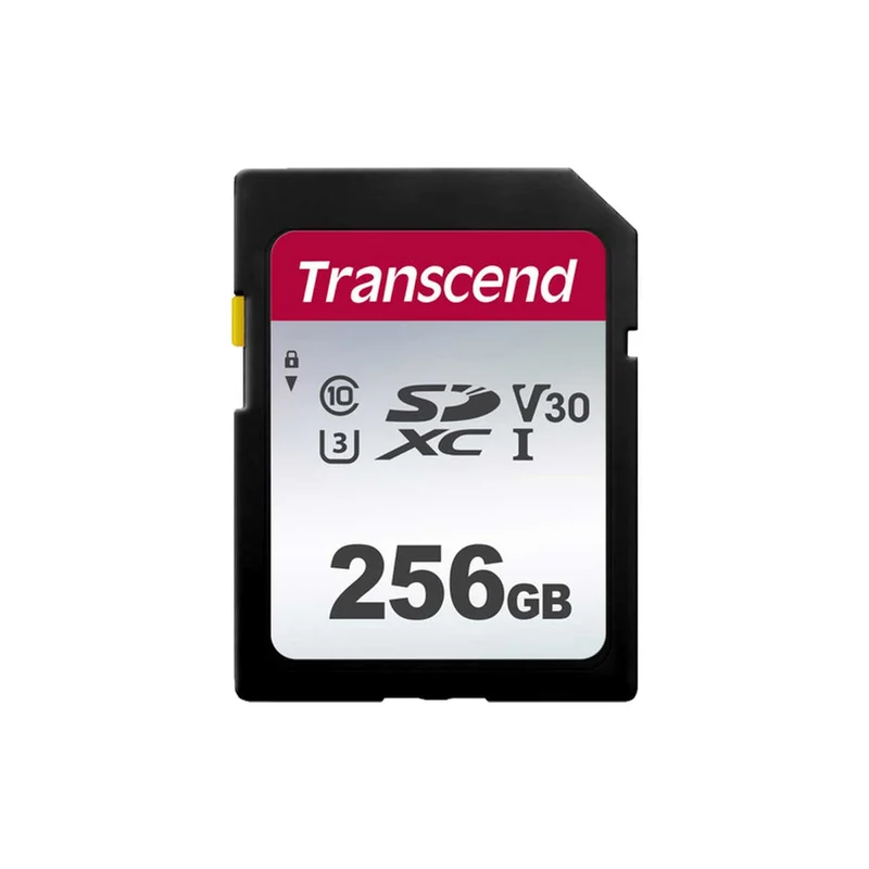 Transcend 300S SDXC UHS-I Class 10 U3 V30 100MB/S Read SD Card (256GB, 512GB)