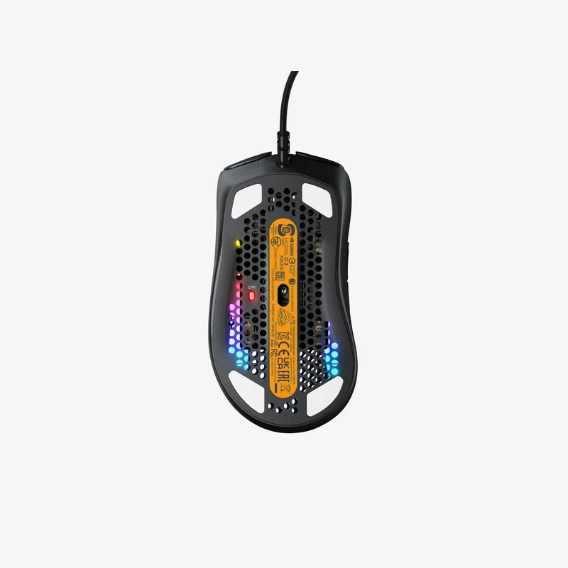 Glorious Model D 2 RGB Wired Ultralight Ergonomic Gaming Mouse (Matte Black, Matte White)