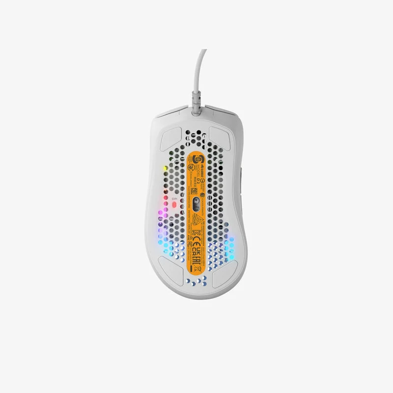 Glorious Model D 2 RGB Wired Ultralight Ergonomic Gaming Mouse (Matte Black, Matte White)