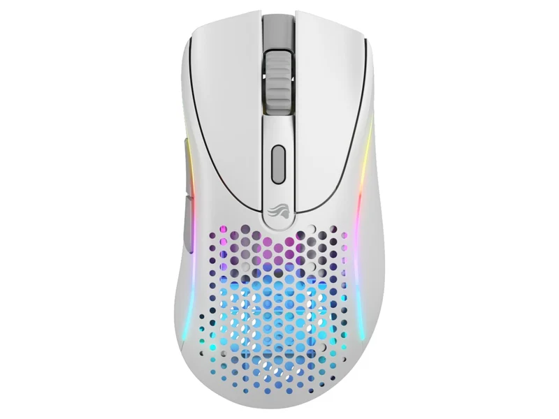 Glorious Model D 2 RGB Wireless Ultralight Ergonomic Gaming Mouse (Black, White)