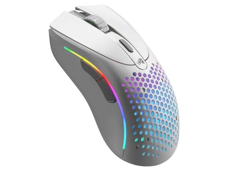 Glorious Model D 2 RGB Wireless Ultralight Ergonomic Gaming Mouse (Black, White)