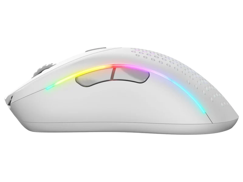 Glorious Model D 2 RGB Wireless Ultralight Ergonomic Gaming Mouse (Black, White)