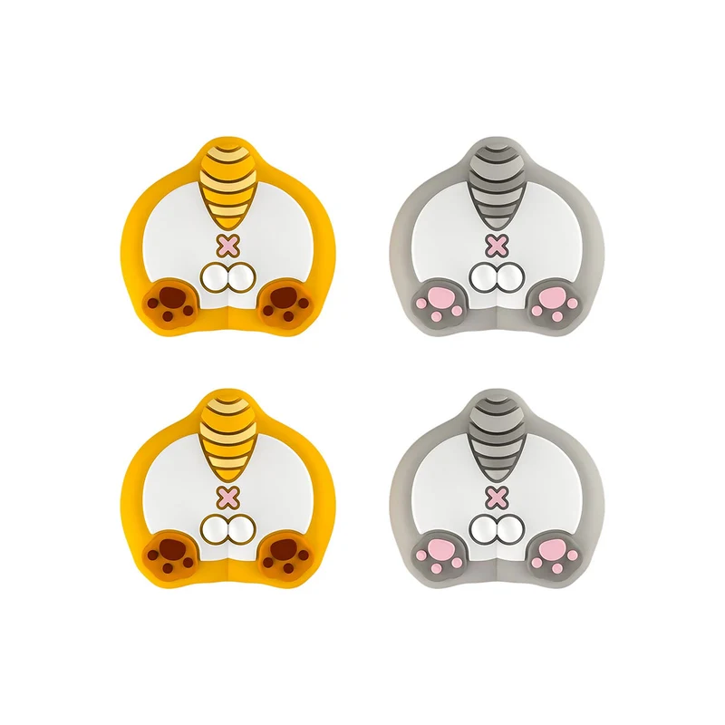 IINE Silicone Thumb Grip Caps For N-Switch (Bunny and Bear, Kamaboko, Feline Fanny)
