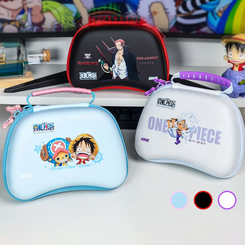 IINE Storage Bag For Switch Pro Controller (Luffy & Chopper, Luffy, Shanks)