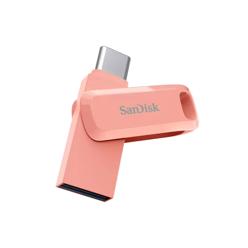 Sandisk Ultra Dual Drive Go USB 3.2 Gen1 Type-C 128GB Flash Drive (Green, Peach)