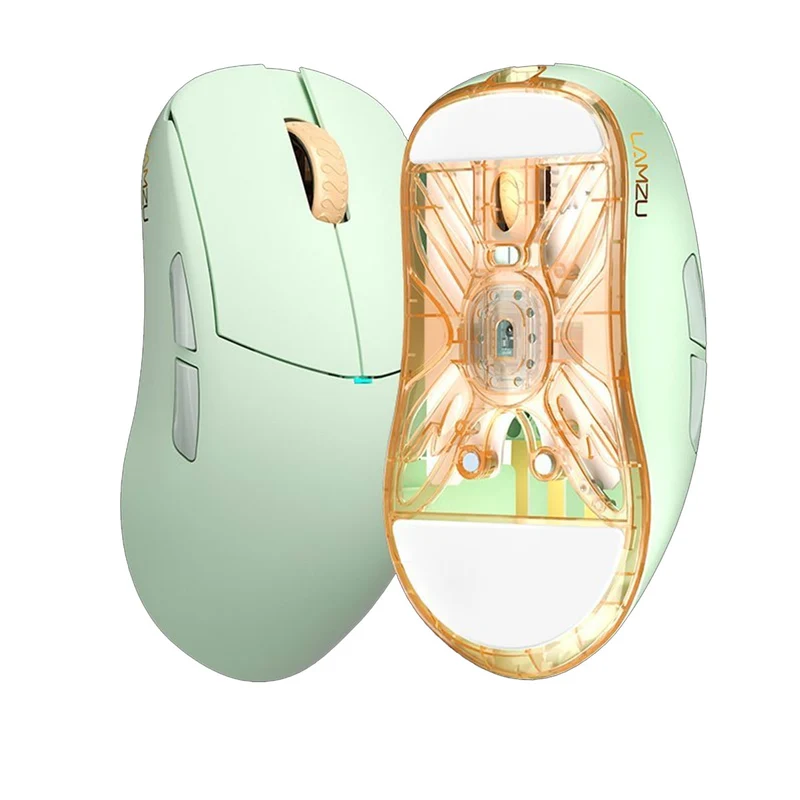 Lamzu Atlantis OG V2 Pro Superlight Wireless Gaming Mouse (Miami Blue, Matcha Green)