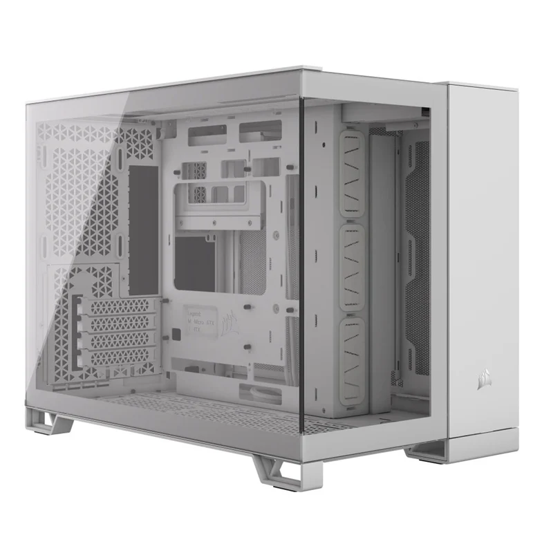 Corsair 2500X Mid-Tower Dual Chamber Pc Case (White)