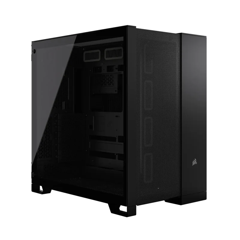 Corsair 6500D Airflow Tempered Glass ATX Mid-Tower Dual Chamber PC Case (Black, White)