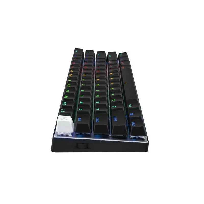Logitech Pro X 60 Lightspeed Wireless Gaming Keyboard (GX Optical Tactile) (Black, White, Magenta)