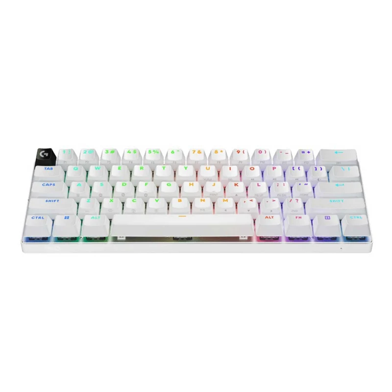 Logitech Pro X 60 Lightspeed Wireless Gaming Keyboard (GX Optical Tactile) (Black, White, Magenta)