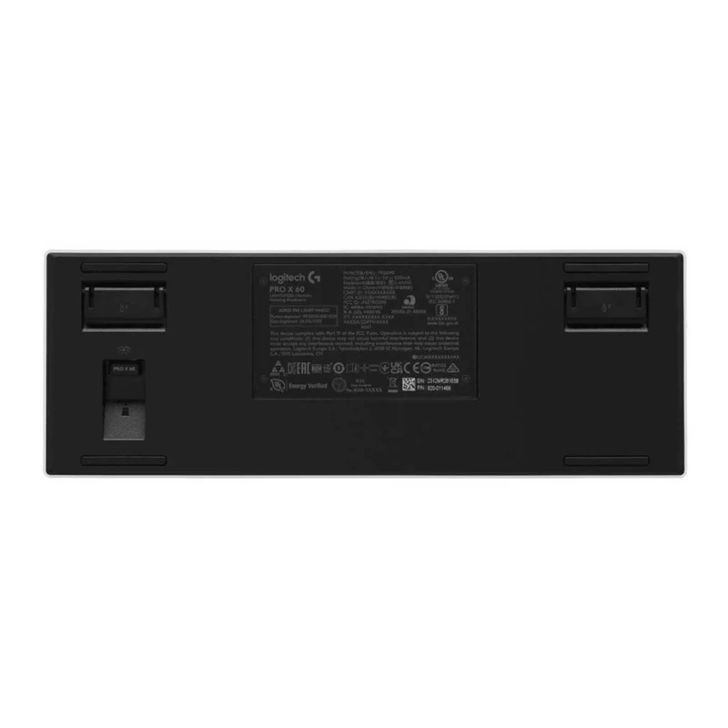 Logitech Pro X 60 Lightspeed Wireless Gaming Keyboard (GX Optical Tactile) (Black, White, Magenta)
