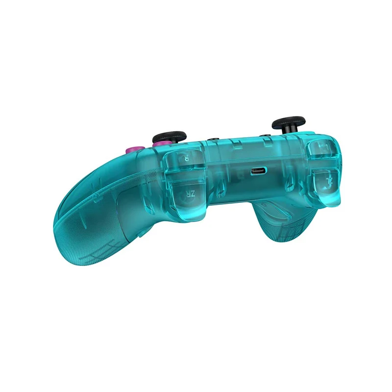 Gamesir T4 Nova HD Rumble Wireless Controller For N-Switch (Neon Teal, Retro White)