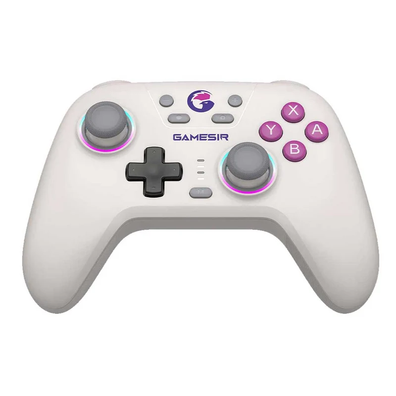 Gamesir T4 Nova HD Rumble Wireless Controller For N-Switch (Neon Teal, Retro White)