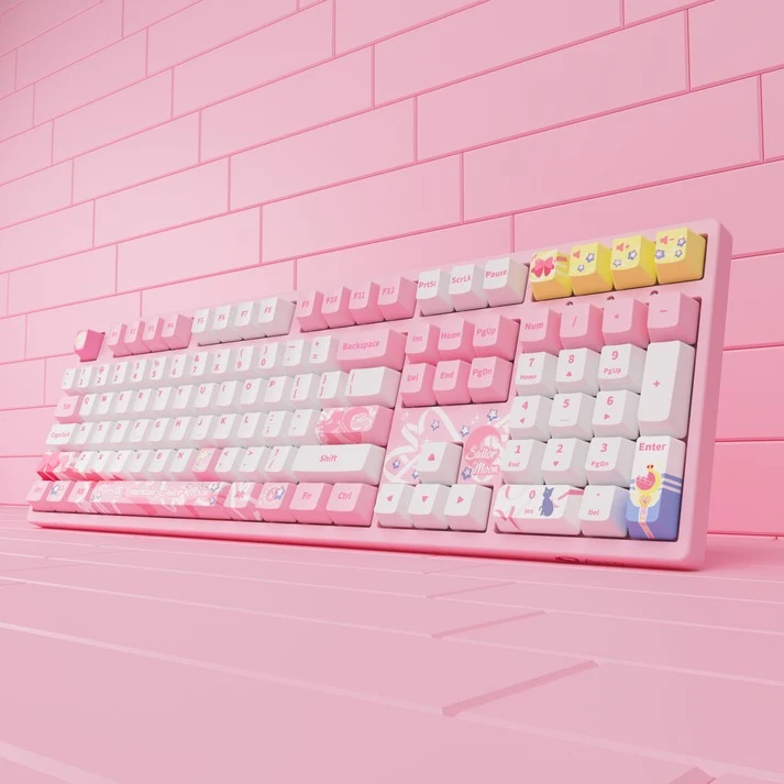 Akko Sailor Moon Crystal 3108RF Wireless Mechanical Keyboard (Akko V3 Pro Sakura)