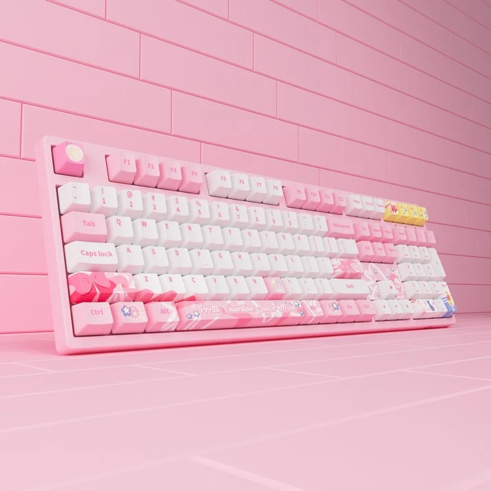 Akko Sailor Moon Crystal 3108RF Wireless Mechanical Keyboard (Akko V3 Pro Sakura)