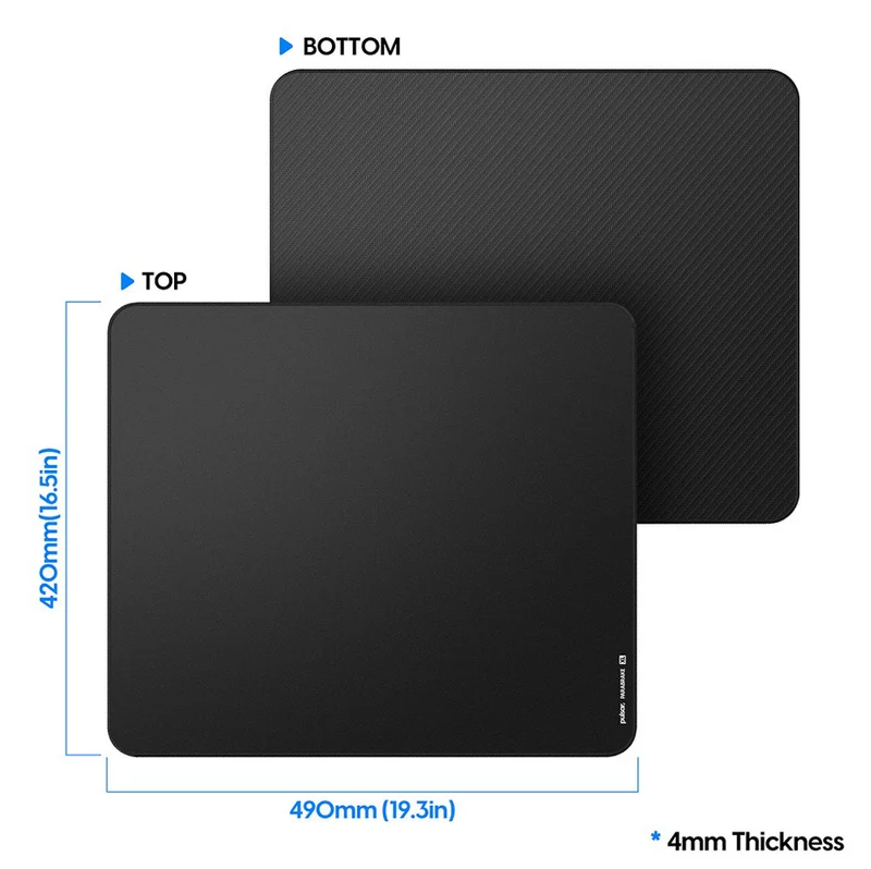 Pulsar Para Brake V2 Mouse Pad XL (Slow Speed) (Black) (PMP13XLB2)