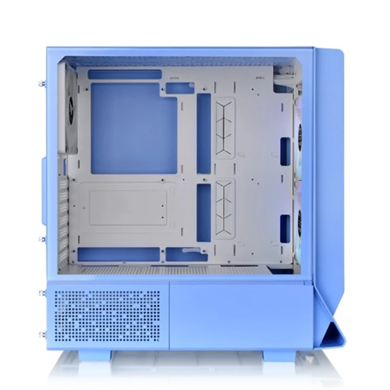 Thermaltake Ceres 330 TG RGB Mid Tower 4mm Tempered Glass PC Case(Black, Hydrangea Blue, Snow)