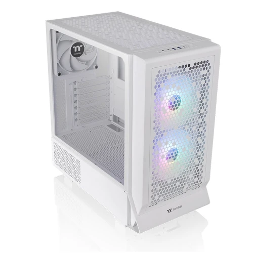 Thermaltake Ceres 330 TG RGB Mid Tower 4mm Tempered Glass PC Case(Black, Hydrangea Blue, Snow)