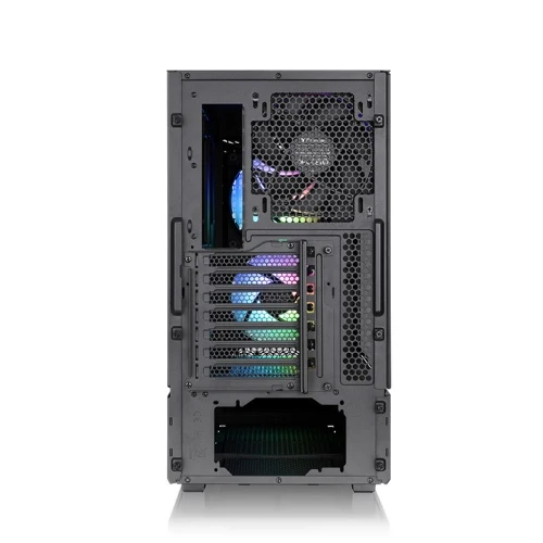 Thermaltake Ceres 330 TG RGB Mid Tower 4mm Tempered Glass PC Case(Black, Hydrangea Blue, Snow)