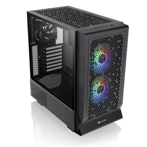 Thermaltake Ceres 330 TG RGB Mid Tower 4mm Tempered Glass PC Case(Black, Hydrangea Blue, Snow)