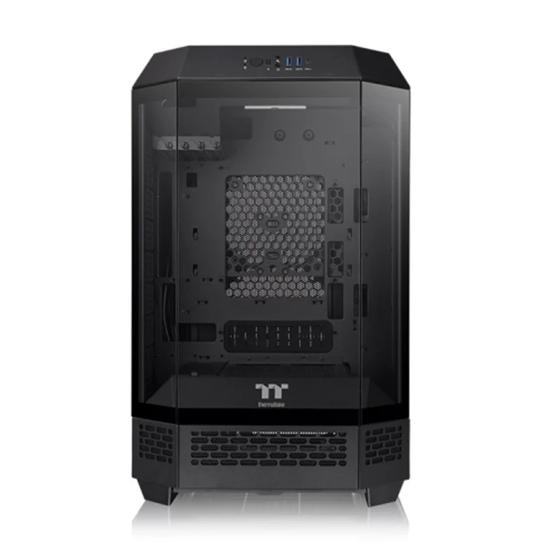 Thermaltake The Tower 300 Micro ATX 3mm Tempered Glass PC Case (Black, Hydrangea Blue, Snow, Bumblebee, Matcha Green)