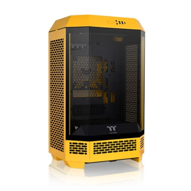 Thermaltake The Tower 300 Micro ATX 3mm Tempered Glass PC Case (Black, Hydrangea Blue, Snow, Bumblebee, Matcha Green)
