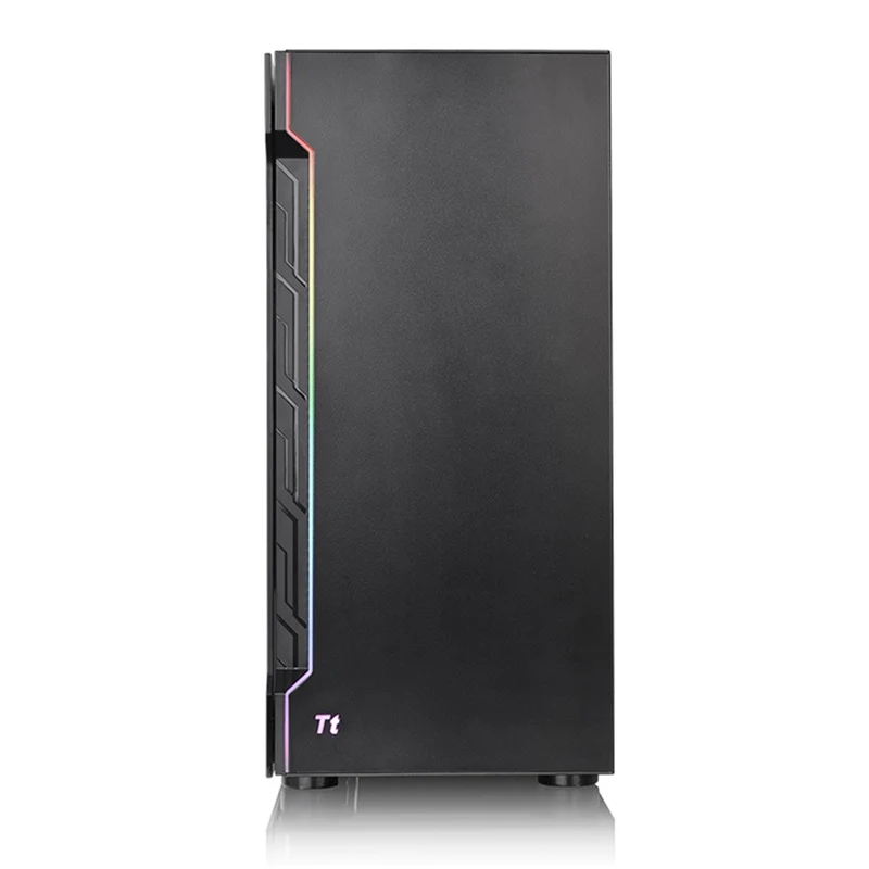 Thermaltake H200 TG RGB Mid Tower 4mm Tempered Glass PC Case (Black, Snow)