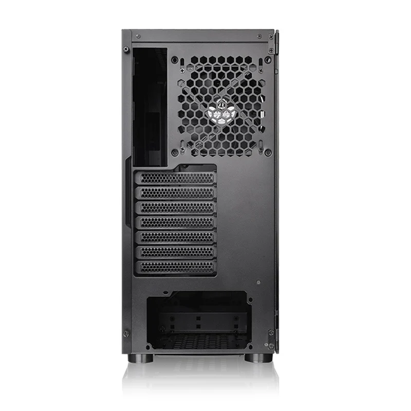 Thermaltake H200 TG RGB Mid Tower 4mm Tempered Glass PC Case (Black, Snow)