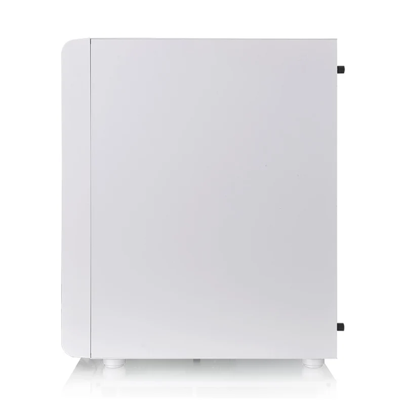 Thermaltake S200 TG RGB Mid Tower 3mm Tempered Glass With 120mm RGB Lite Front Fans PC Case (Black, Snow)